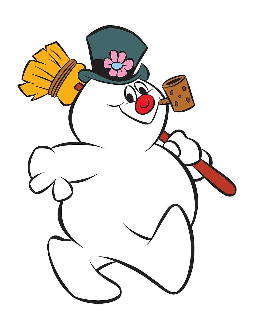 Frosty The Snowman Clipart Group с 5 елемента, коледна мразовита HD тапет за телефон