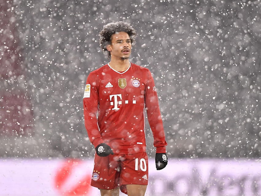 Bayern Munich fight back to earn draw with Arminia Bielefeld in snow, leroy sane bayern munich HD wallpaper