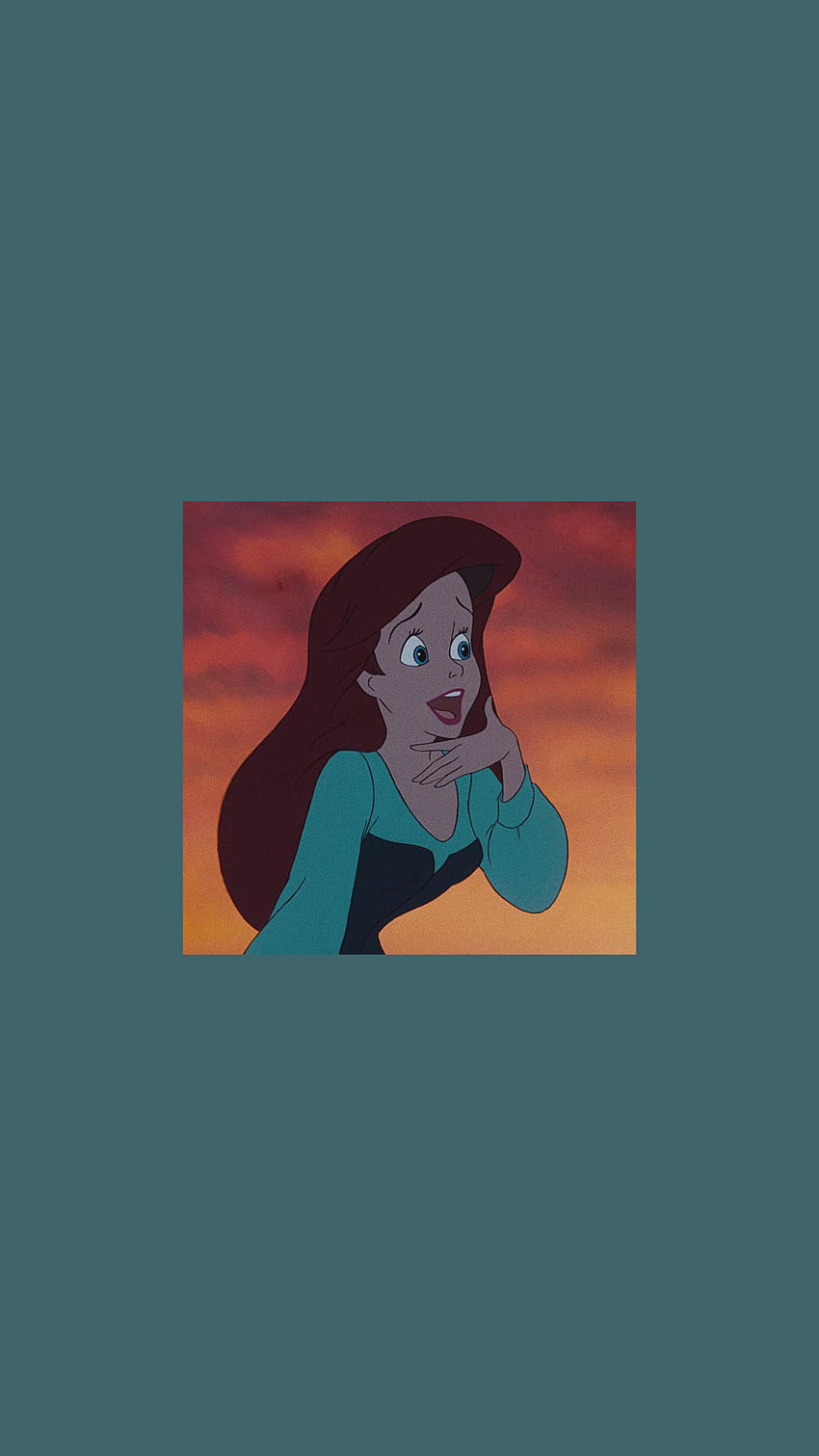 Ariel Disney Cute Tumblr, princess meme HD phone wallpaper