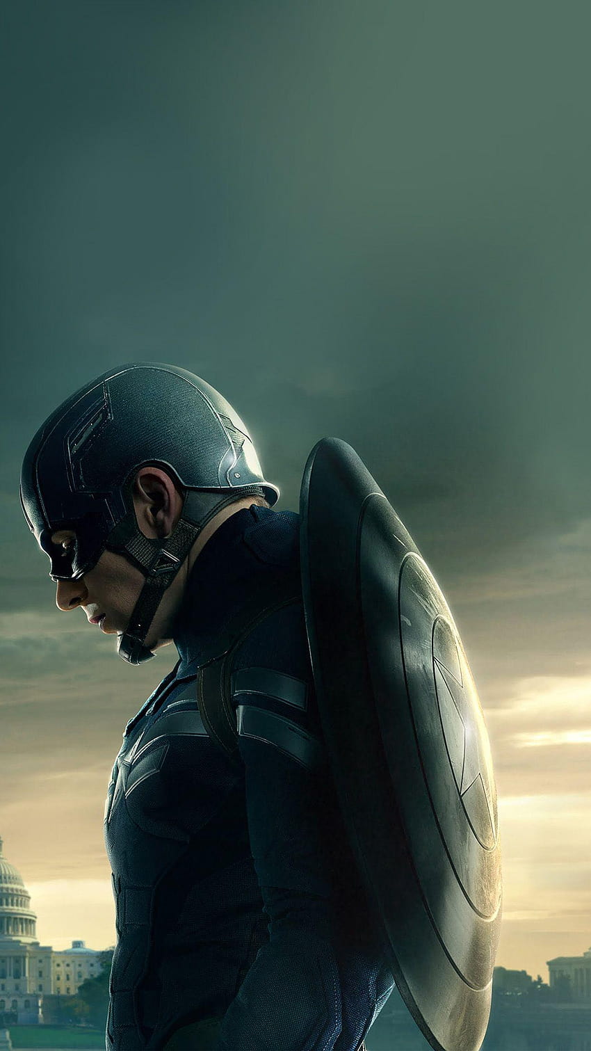 Captain America Sad Hero Film Marvel Android, captain america full HD phone wallpaper
