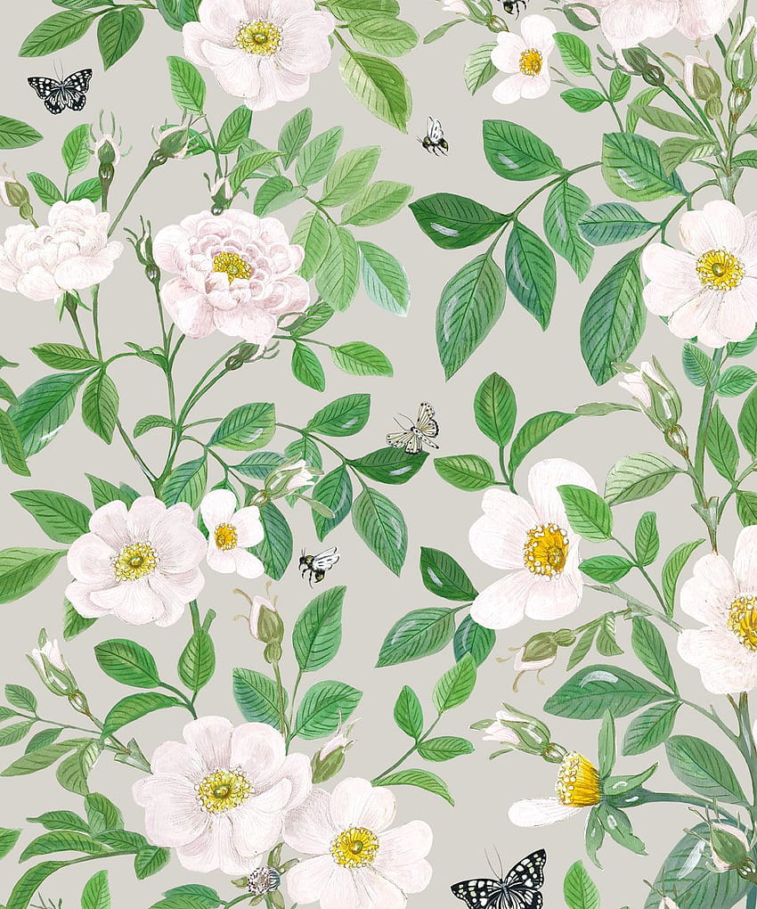 Rosa • Maximalist Floral • Milton & King USA HD phone wallpaper