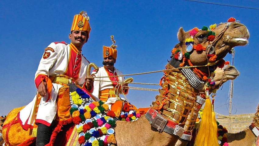 자이살메르 사막 축제는 라자스탄의 천박함 그 자체 HD 월페이퍼