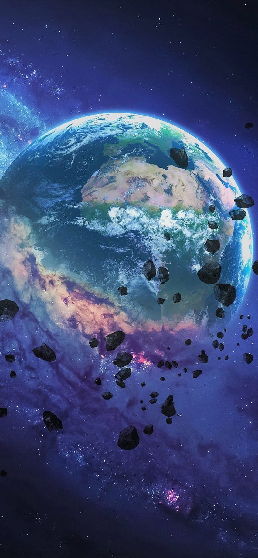 Space Storm Sci Fi / Planet HD phone wallpaper