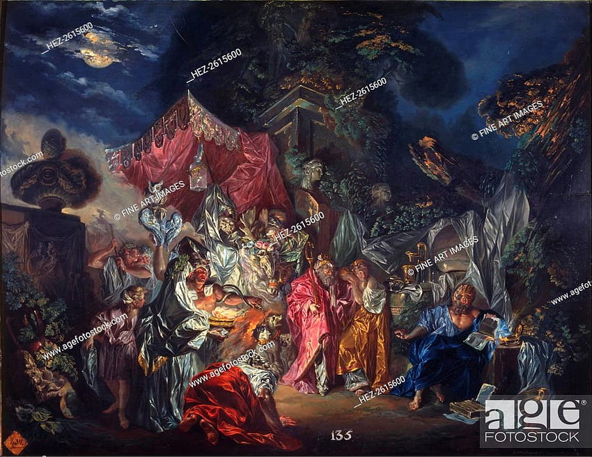 The watchfulness of Diogenes. Artist: Paret y Alcázar, Luis HD wallpaper