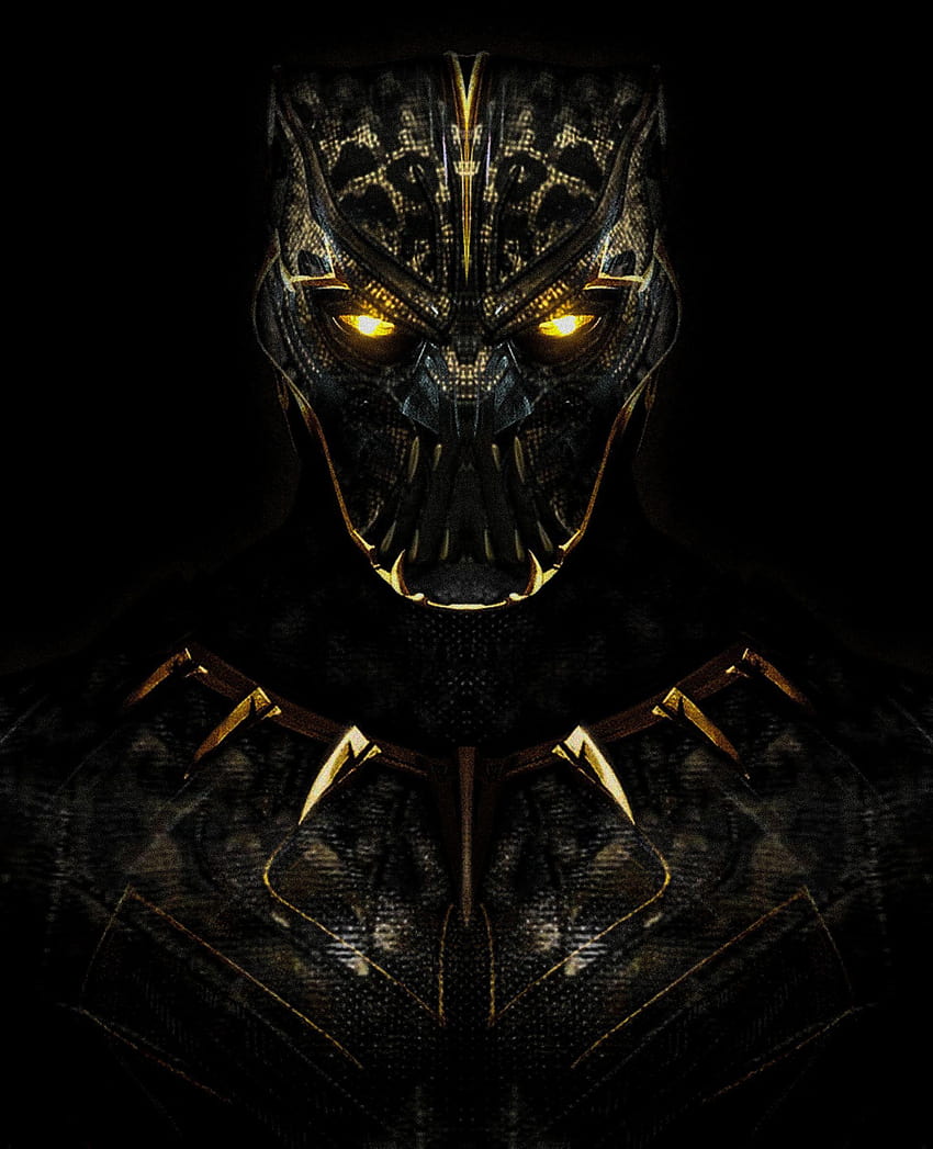 Killmonger, kara panter altın HD telefon duvar kağıdı