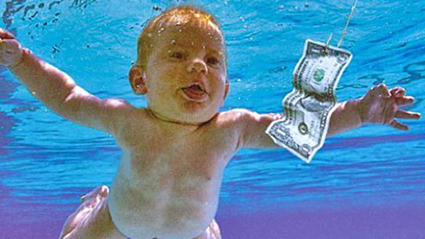 Baby from Nirvana's 'Nevermind' cover re, nirvana album HD wallpaper