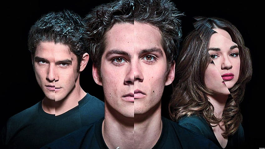 Download Teen Wolf Scott With Red Eyes Wallpaper | Wallpapers.com