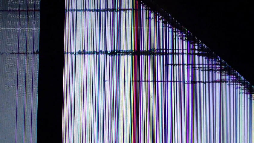 4 Pęknięty ekran TV Prank, ekran usterki Tapeta HD