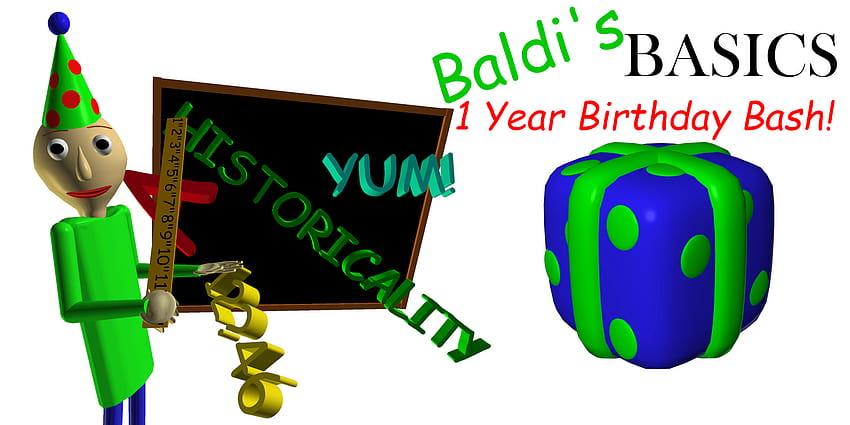 Baldi's Basics Birtay Bash by mystman12, 발디스 기초 교육 및 학습 HD 월페이퍼
