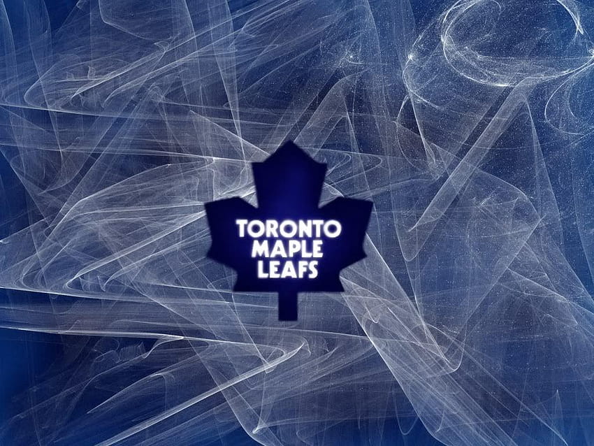 Widz ma na sobie koszulkę Toronto Maple Leafs z ruchomymi liśćmi klonu toronto Tapeta HD