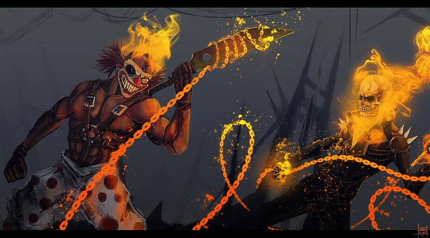 Sweet Tooth vs Ghost Rider by xluxifer HD wallpaper