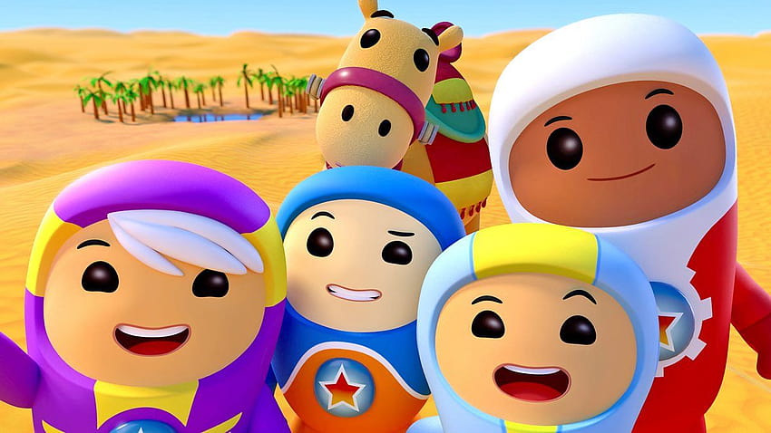 Glitch makes a sandcastle around an oasis in the Sahara. Can the Go Jetters save the day? HD wallpaper