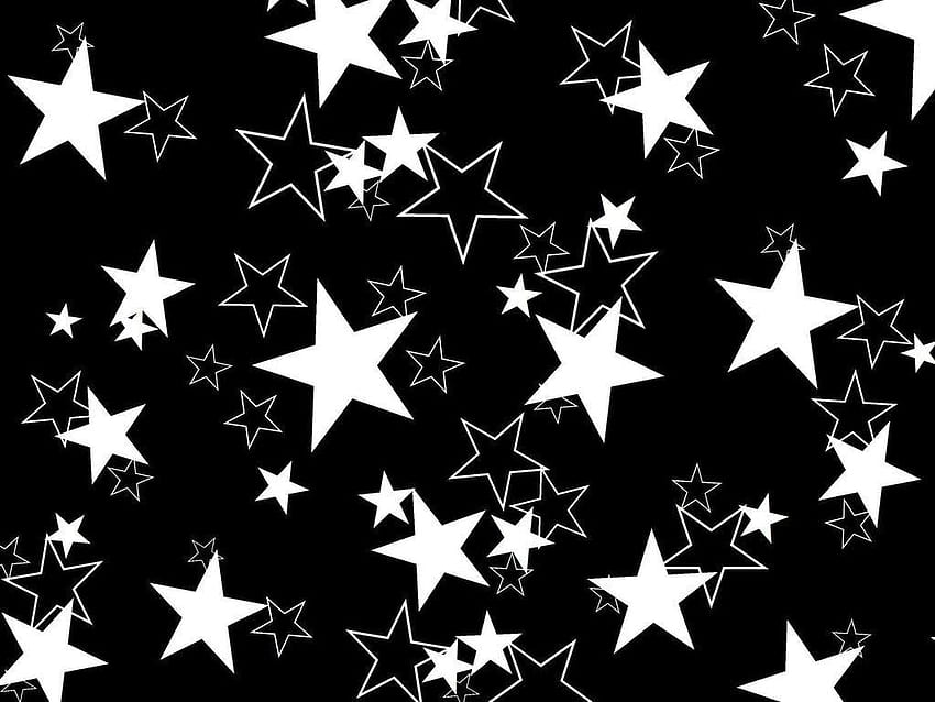 Stars Black and white stars and backgrounds HD wallpaper | Pxfuel