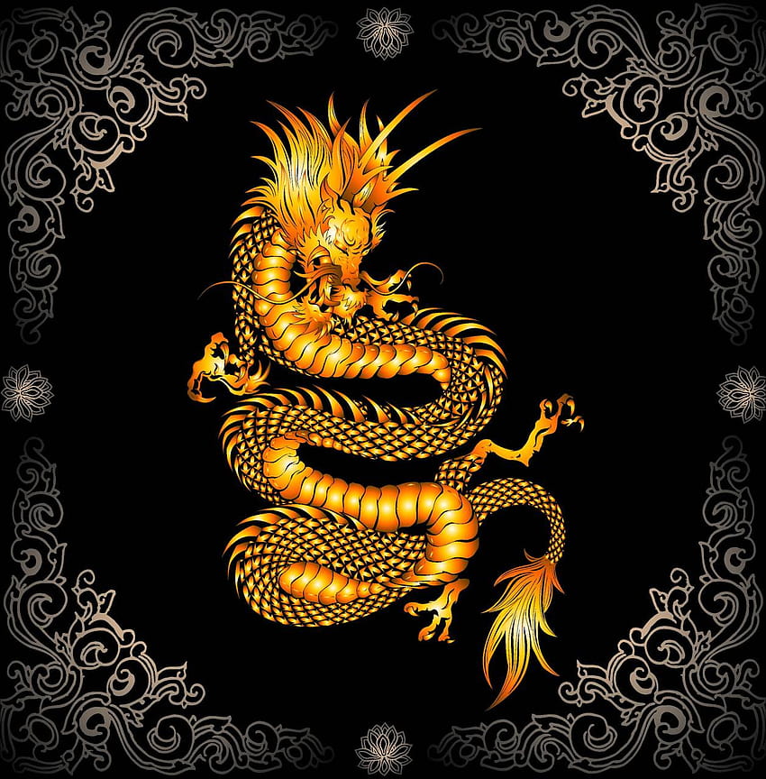 Golden Dragon by ruorin HD phone wallpaper | Pxfuel
