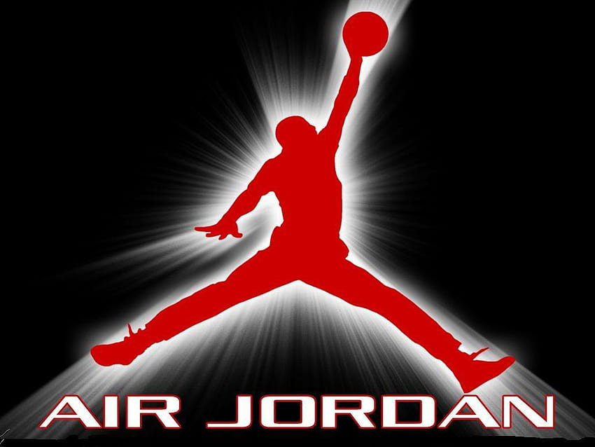 Air mail Scared to die beans Air Jordan Logo, red jordan logo HD wallpaper | Pxfuel