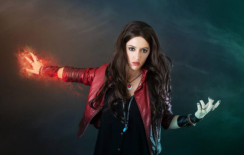 Marvel, The Avengers, Avengers, Cosplay, Scarlet Witch, wanda HD wallpaper