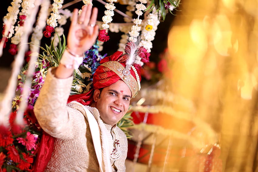 Pose Pasangan Pernikahan India Terbaik, pengantin pria India Wallpaper HD