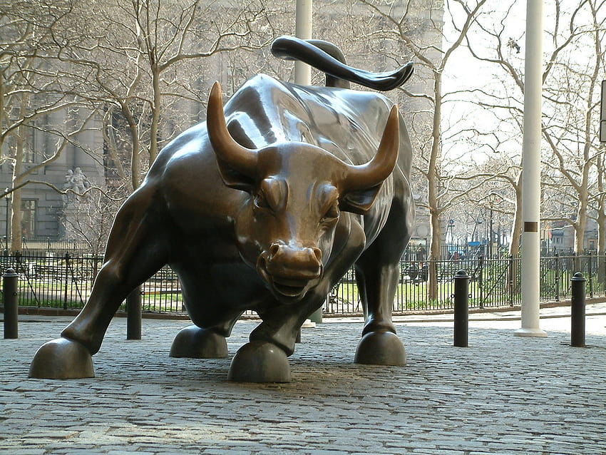 Bull Of Stock Exchange, taureau boursier Fond d'écran HD