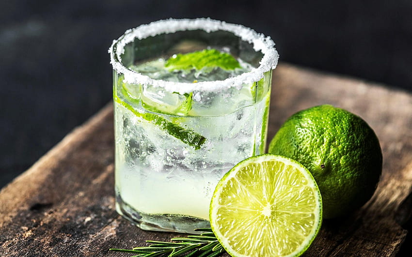 mojito, cocktails, green lemon, lime, summer, summer of lime HD wallpaper