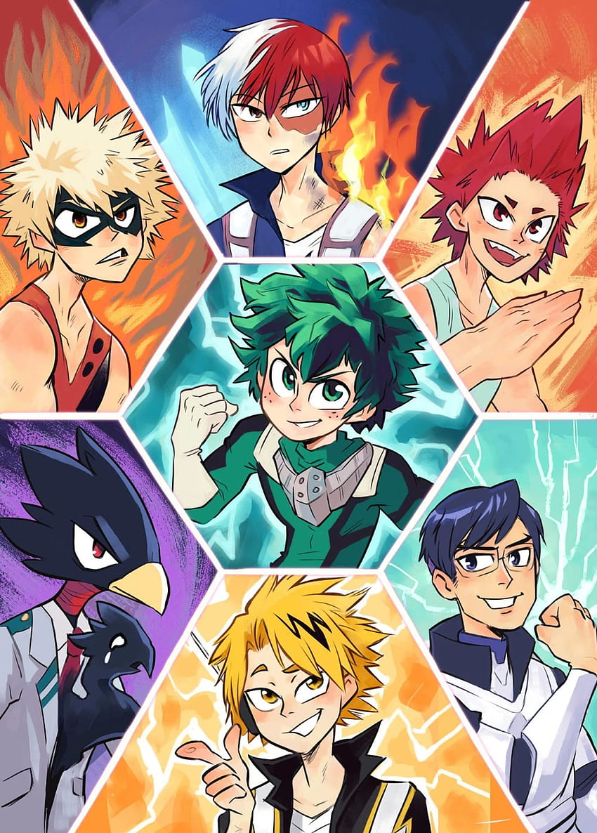 Boku no Hero Academia Boys Print, mha boys HD phone wallpaper | Pxfuel