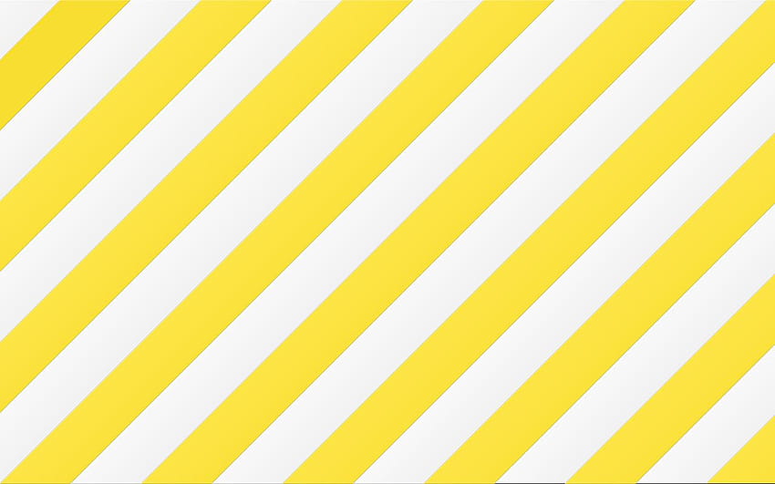 White Yellow Stripes Vector Graphics, plain yellow HD wallpaper