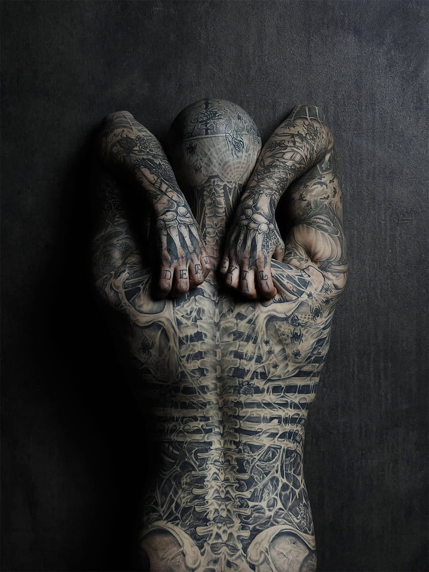 An Interview with the Extremely Tattooed Zombie Boy, tattoo boy HD phone wallpaper