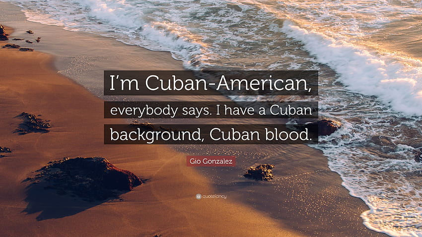 Cita de Gio Gonzalez: “Soy cubano fondo de pantalla