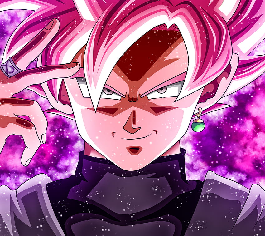 de perfil Goku Black 1080 papel de parede HD