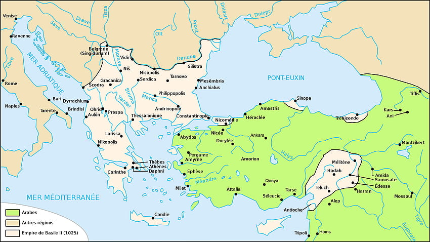 File:Map Byzantine Empire 1076 HD wallpaper