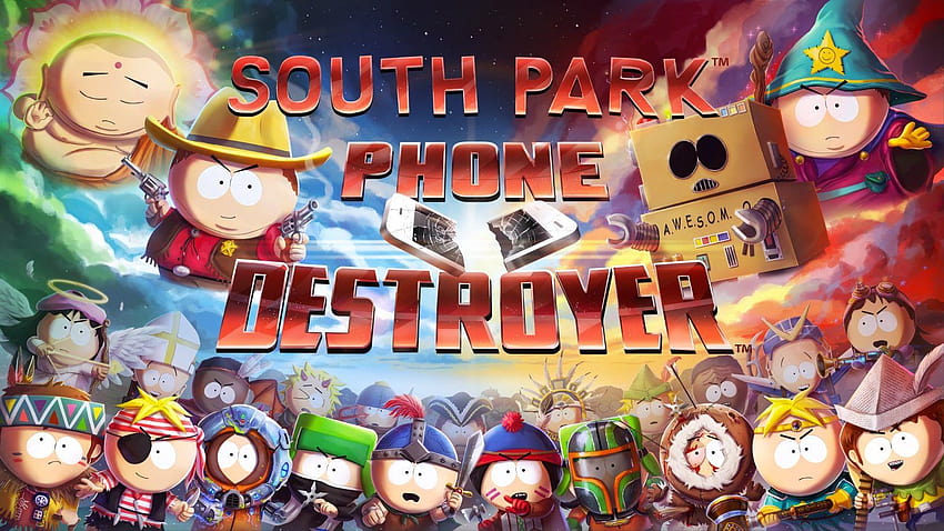 NUOVO SOUTH PARK: PHONE DESTROYER™ GIOCO PER DISPOSITIVI MOBILI RIVELATO ALL'E3, South Park è fratturato ma intero Sfondo HD