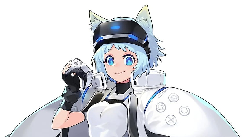 Of course people are drawing the PS5 controller as an anime girl, thicc anime girl ps4 HD wallpaper