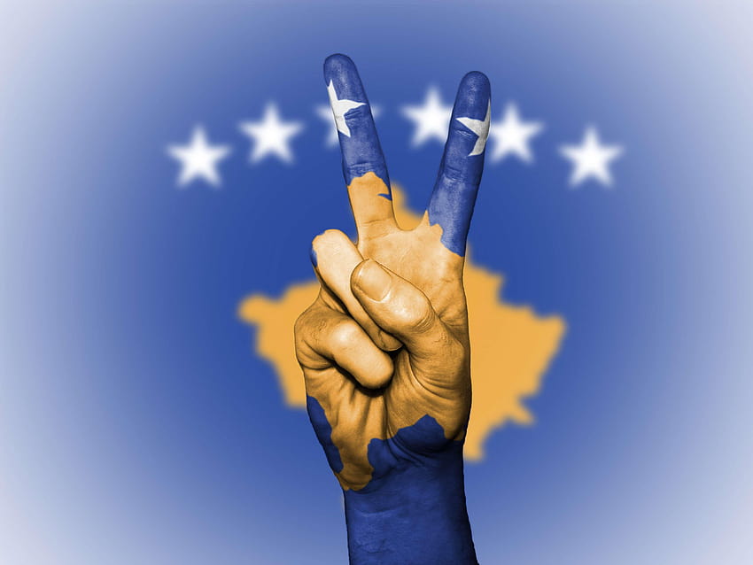hintergrund, banner, farben, land, fähnrich, flagge, , kosovo flag HD-Hintergrundbild