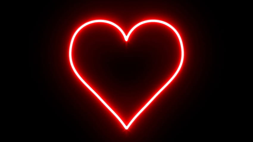 실연 슬픈,심장,빨간색,사랑,빛,오르간,네온,발렌타인데이,심장,인간의 몸,글꼴, 사랑의 빛 HD 월페이퍼