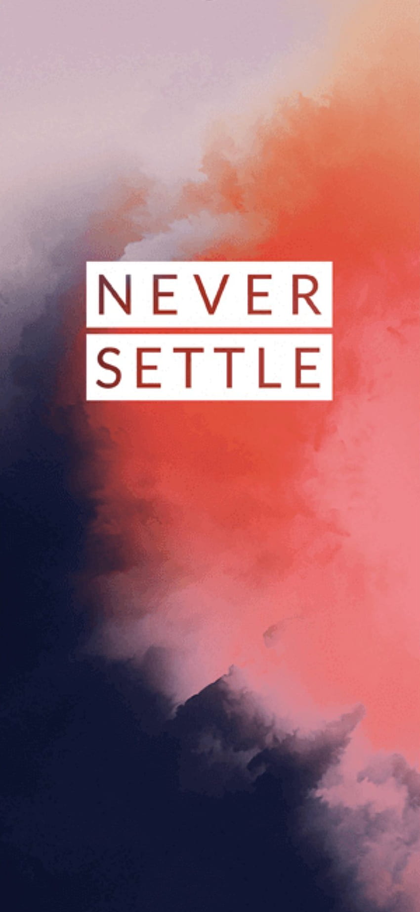 OnePlus 7T, smartphone red blue poster HD phone wallpaper