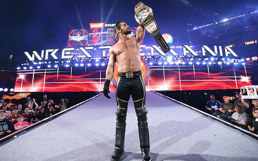 Суперзвездата на WWE кечист Сет Ролинс – 2016 HD тапет