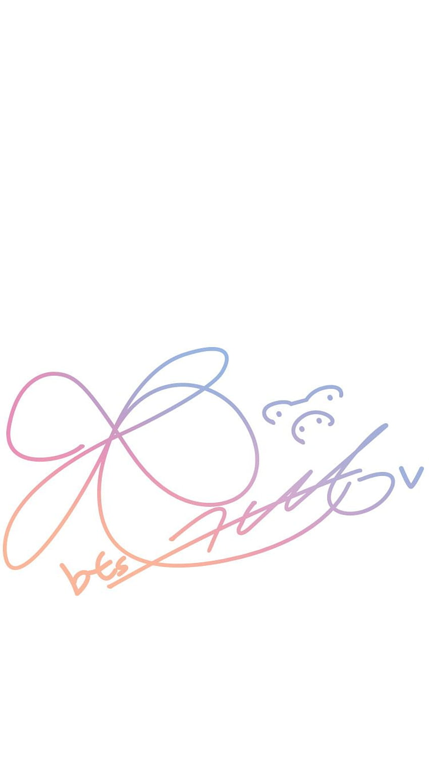 De bloqueo BTS Bangtan Taehyung Signature, firma bts fondo de pantalla ...