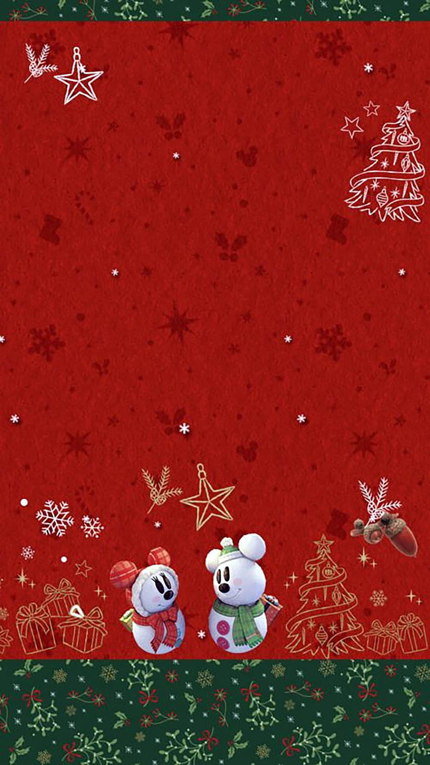 forencia garces on Картина, mickey mouse winter HD phone wallpaper