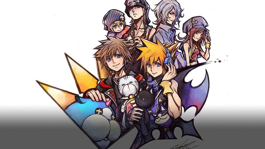 Kingdom Hearts y The World Ends With You se unen en un nuevo arte, el mundo termina contigo remix final fondo de pantalla