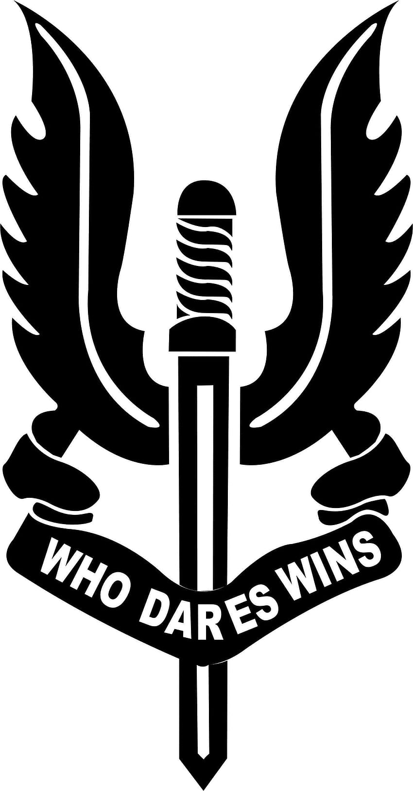 Who dares wins, special forces logo HD phone wallpaper