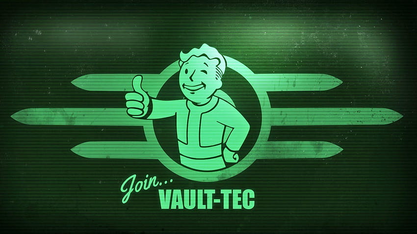 Fallout 4 Vault Boy ~ Caja, bóveda tec fondo de pantalla