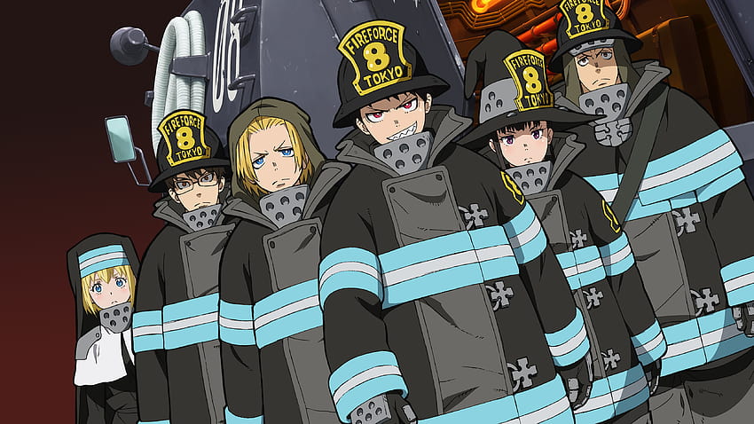 Fire Force Characters Special Fire Force Company 8 HD wallpaper