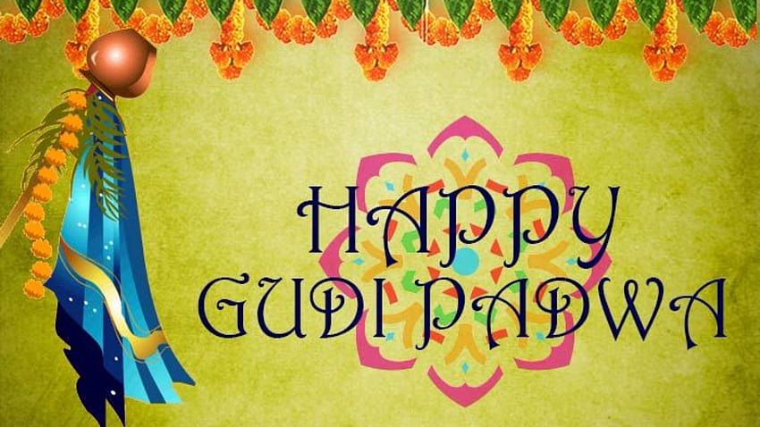 Happy Gudi Padwa 2018 Quotes, Wishes SMS, Greetings In Marathi Whatsapp Status Videos, gudi padva HD wallpaper