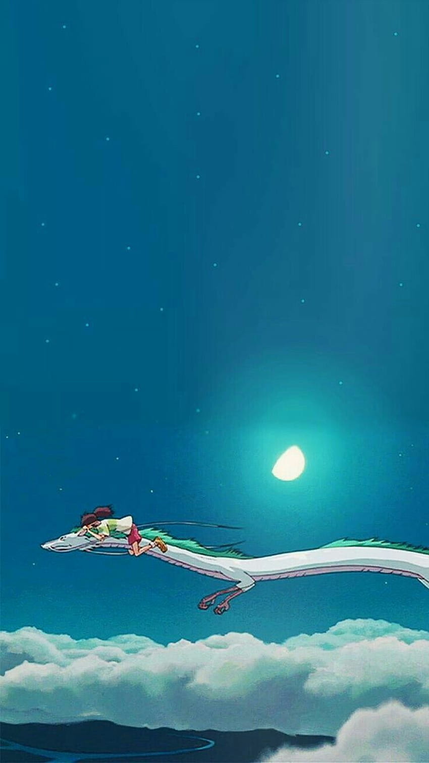 Ein Viagem de Chihiro Studio Ghibli. Ich habe das zu meinem Board hinzugefügt, weil es aus meinem Lieblingsfilm Spirited A… HD-Handy-Hintergrundbild