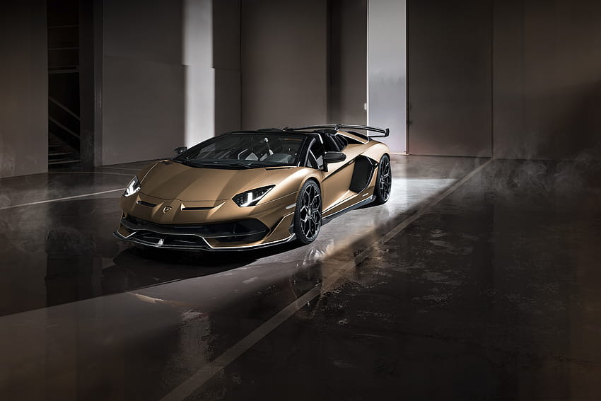 Lamborghini Brown Car Ultra, brown lamborghini aventador HD wallpaper