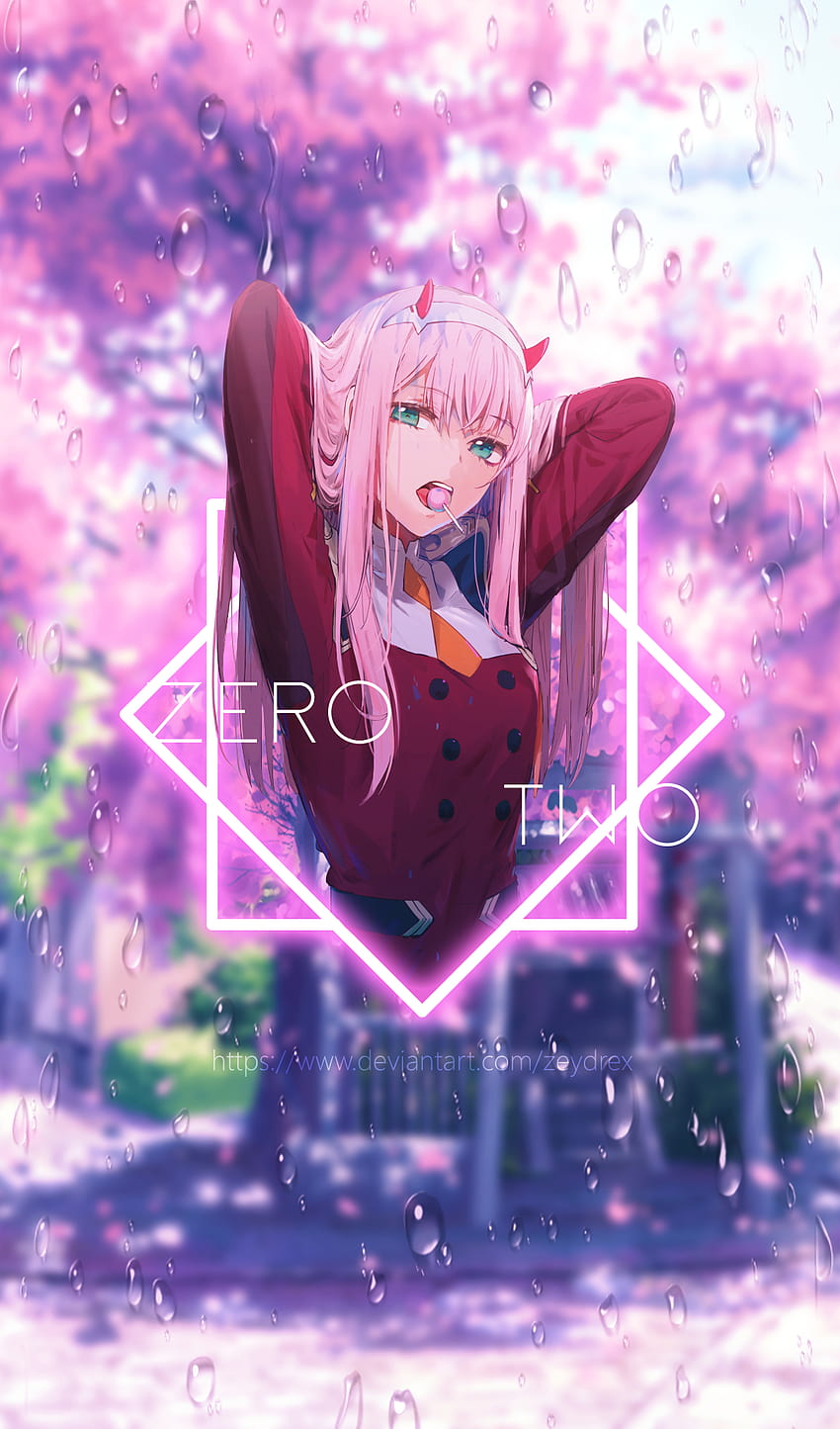 DARLING in the FRANXX, christmas zero two HD phone wallpaper