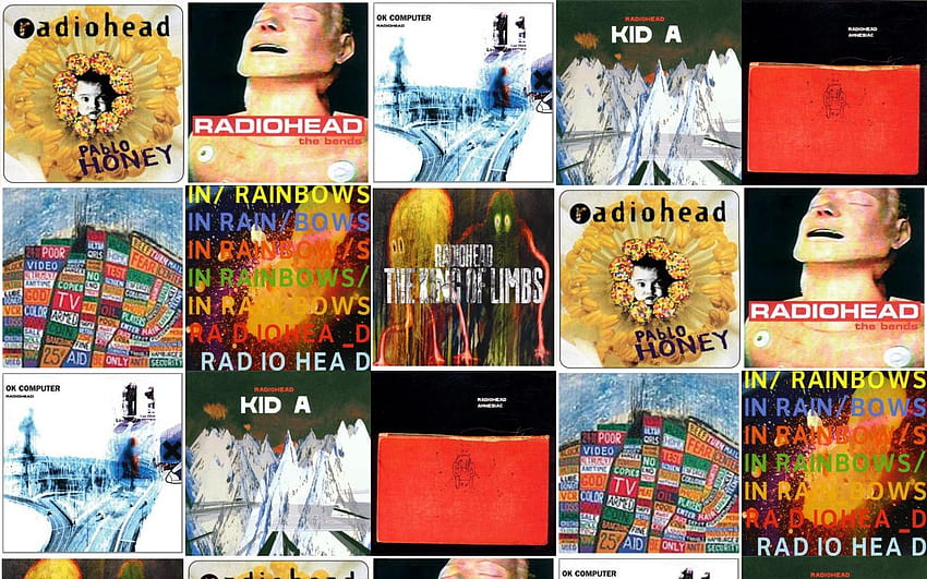 Radiohead Pablo Honey Bends Ok Computer Kid Amnesiac, ok computer cover HD wallpaper