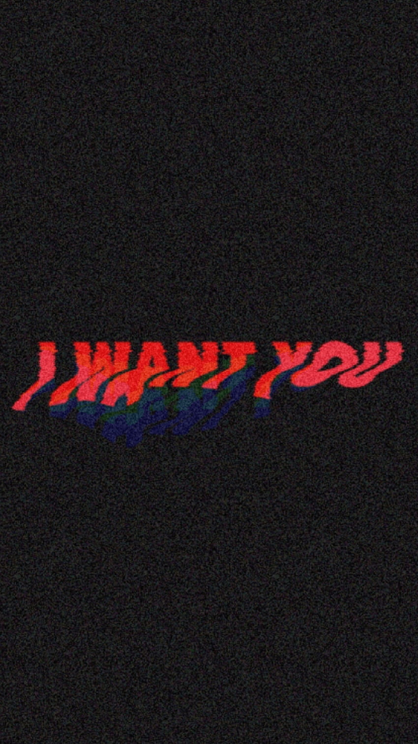 I want you // red and black, sad boy aesthetic HD phone wallpaper