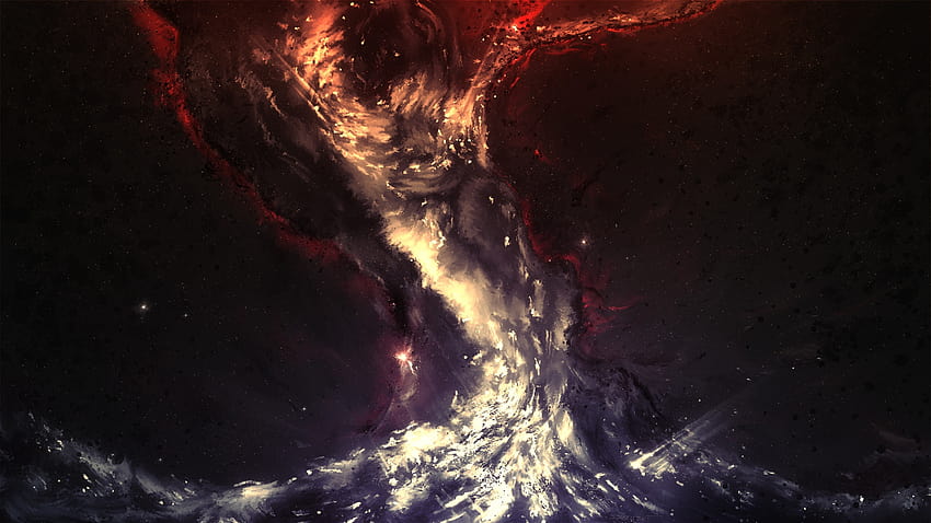 1920x1080 vortex galaxy dust cluster of stars, Backgrounds HD wallpaper