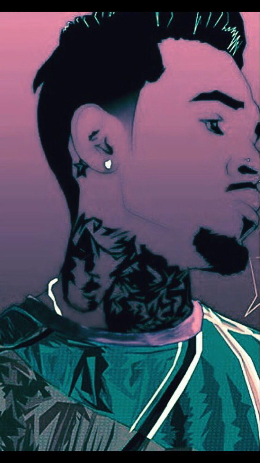 Chris Brown …, Chris Brown Herzschmerz HD-Handy-Hintergrundbild