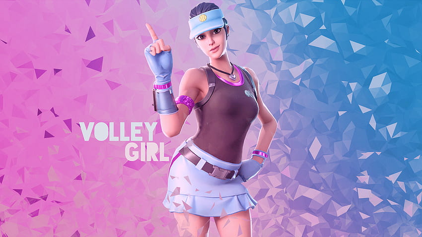 I missed getting this skin but I figured I'd make a Volley Girl too., bruh girl HD wallpaper